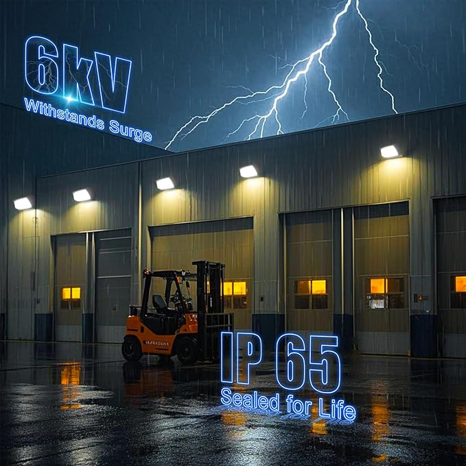 Lightdot 8Pack 200W LED Wall Pack Lights, 100-277v Dusk to Dawn with Photocell | 30000Lm(150Lm/W) 5000K IP65 Outdoor Exterior Lighting Fixture, Energy Saving|5-Yrs Warranty, ETL(Height:15~30ft)