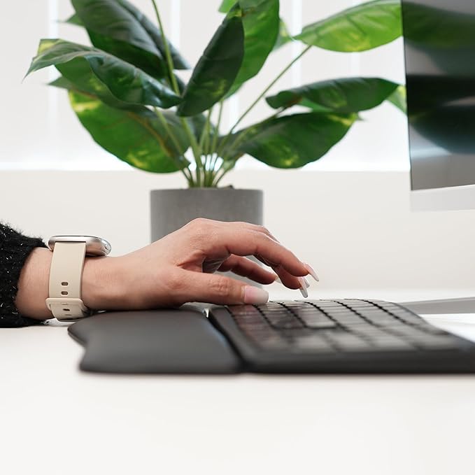 X9 Backlit Wireless Keyboard and Mouse (Bluetooth + 2.4G) Ergonomic Keyboard and Mouse Wireless Combo with Detachable Wrist Rest, Rechargeable, Full-Size Set for Phone, Computer, Laptop, Mac