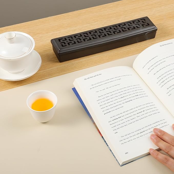 Incense Holder for Sticks,Ceramic Insence-Stick Holder Ash Catcher,Incense Holder Timkburner for Meditation Yoga Spa Room Decor