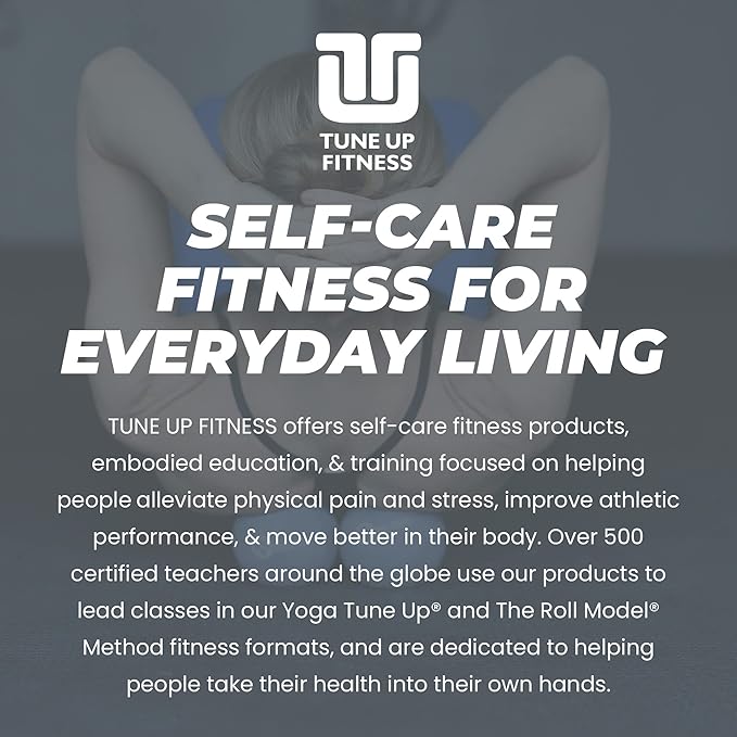 Tune Up Fitness – Alpha Ball | Large Therapy Ball | Massage Ball for Myofascial Release, Pain Relief - Back, Shoulders, Hamstrings, HIPS, Glutes