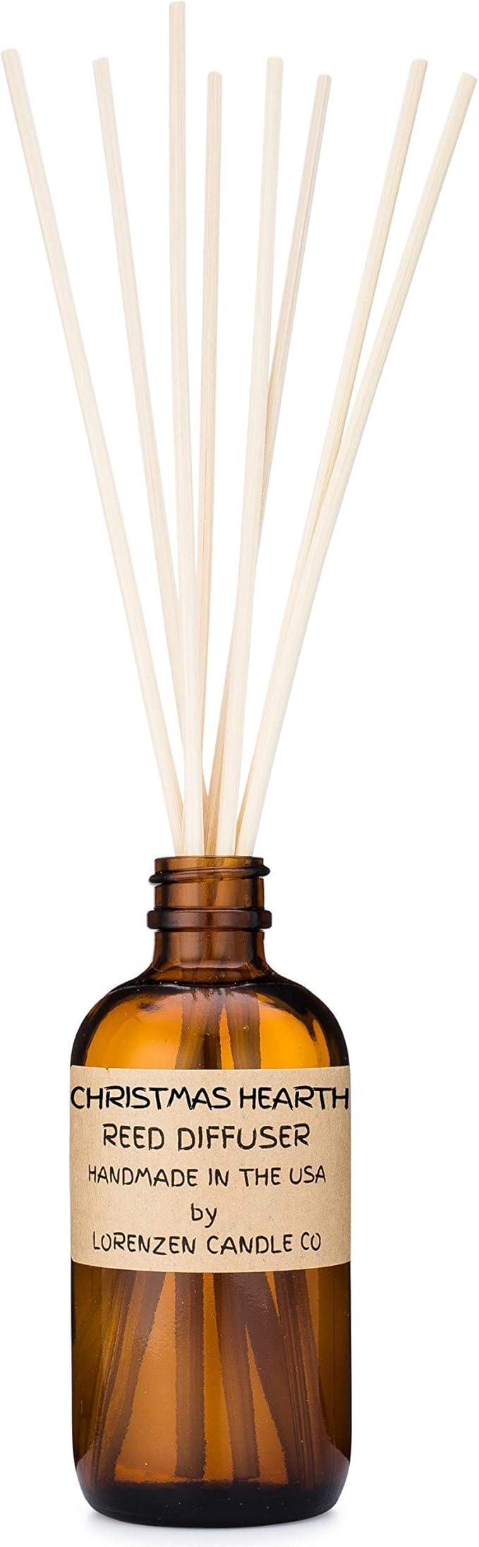 Christmas Hearth Reed Diffuser Set 3oz | Handmade by Lorenzen Candle Co