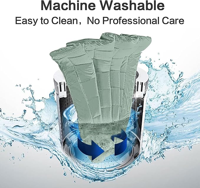 EASELAND King Size Mattress Pad Pillow Top Mattress Cover Quilted Fitted Mattress Protector 8-21" Deep Pocket Cooling Mattress Topper (78x80 Inches, Pale Aqua)