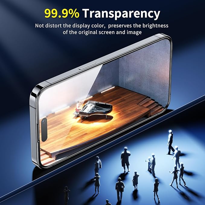 SMARTDEVIL 2 Pack Screen Protector for iPhone 12 Pro Max Tempered Glass, HD Clear Film, Easy Installation, Dust-Free & Bubble-Free (iPhone 12 Pro Max)