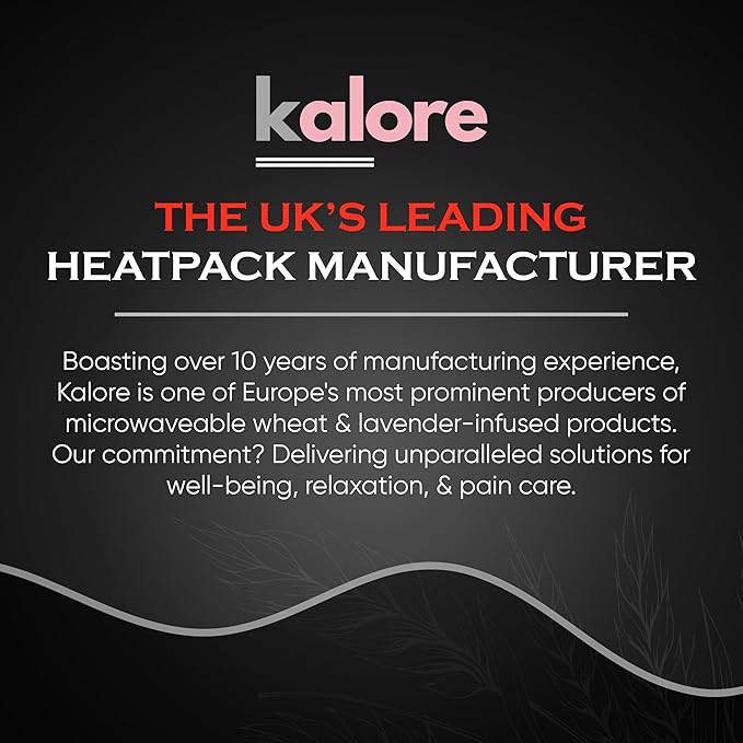 Microwavable Heating Pads for Winter Warmth, Back, Stomach & Head Comfort – Kalore Cotton Tartan Neck Wrap – Even Heat Distribution Hot Compress Bag – Wheat Heat Pad XL – Lavender Scent – Black Watch