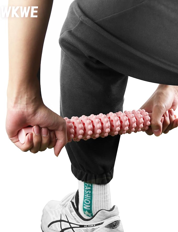 Muscle Roller Stick with Trigger Points - Bendable Body Massage Stick to Help Legs, Back, Neck Recovery, Relief Muscle Soreness, Cramping and Tightness