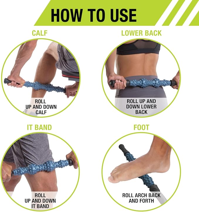 Pro-Tec Athletics Rollers, RM Extreme, RM Extreme Mini Roller, Cryosteel Ice Roller, Portable Roller, Deep Tissue Massage, Muscle Relief, Hamstring, Quadriceps, Multi-Directional, Enhance Performance