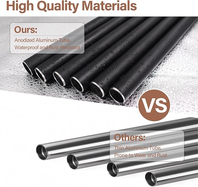 Wind Chimes for Outside, Large Aluminum Wind Chimes – Deep Tones & Soothing Melodies Ideal for Garden, Patio Decor, and Windchimes Outdoors for Loss of Loved One (32'' Black)