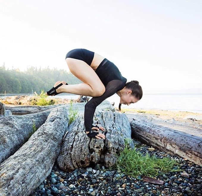 YogaPaws SkinThin Non Slip Yoga Gloves and Yoga Socks for Women & Men for Hot Yoga, Crossfit, Cycling, for Sweaty Hands Feet