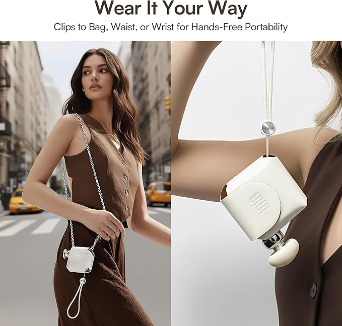 INIA PocketForce Mini Massage Gun - Ultra-Portable Massager Gun for Muscle Pain Relief, Deep Tissue Percussion Massager with 3 Attachments, Quiet & Lightweight, Travel & Office Gifts for Men Women