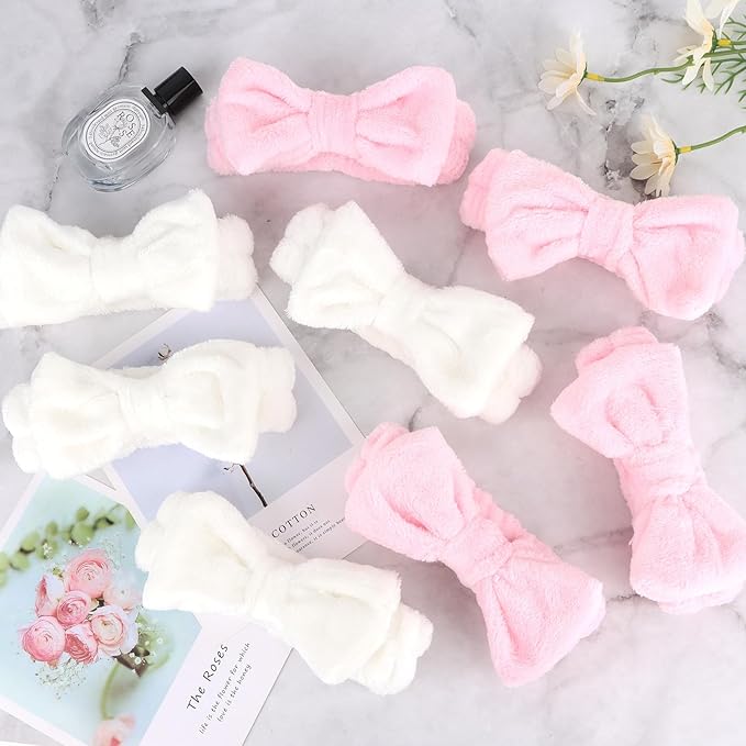 Ondder Skincare Headband for Washing Face Spa Makeup Face Wash Headband Skin Care Headbands Terry Cloth Head Band Bachelorette Party Favors Spa Party Hair Accessories Bachelorette Gifts for Bride