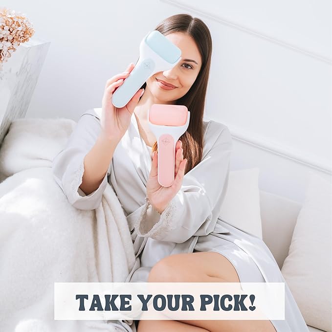 Eli with Love Ice Roller for Face Premium Facial Ice Roller with Carry Case and 2X Rollers for Long Lasting Cold - Eye Roller for Puffy Eyes & Cold Massage for Migraines