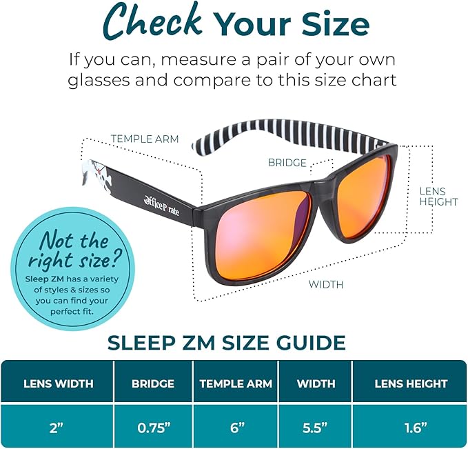 100% Blue Light Blocking Glasses - Women + Men - Better Sleep - Anti Eye Strain Protection - Computer Screens Gaming