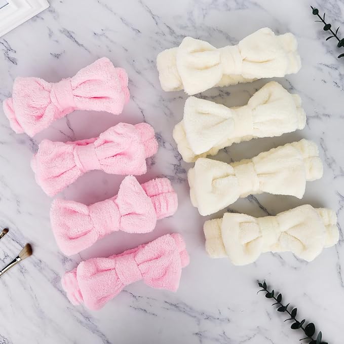 Ondder Skincare Headband for Washing Face Spa Makeup Face Wash Headband Skin Care Headbands Terry Cloth Head Band Bachelorette Party Favors Spa Party Hair Accessories Bachelorette Gifts for Bride
