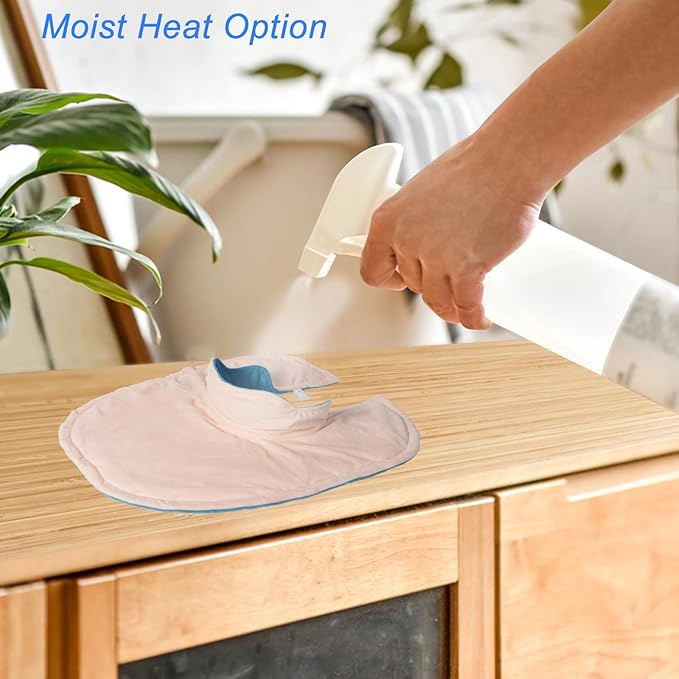 Heating Pad for Neck and Shoulders and Back, Weighted Electric Heat Pad for Pain Relief, Large Heated Wrap, 6 Heat Settings, 6 Auto-Off, Gifts for Women Men Mom Dad(Blue M)