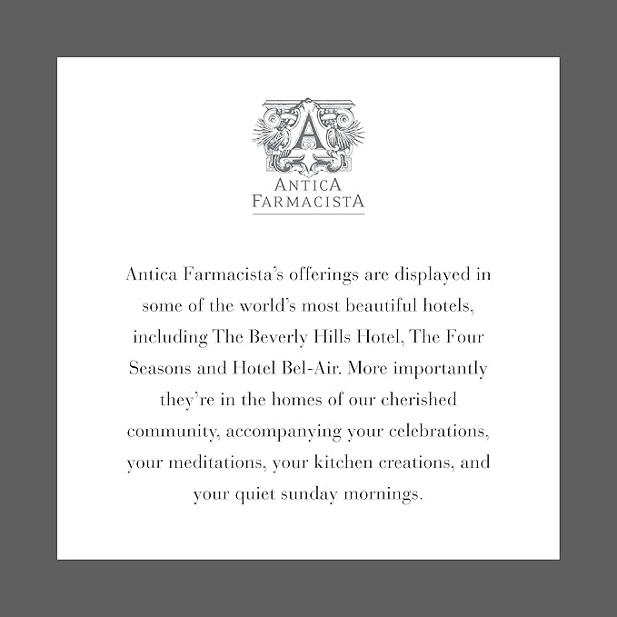 Antica Farmacista Home Ambiance Diffuser, Sandalwood Amber, 16.9 Fl Oz