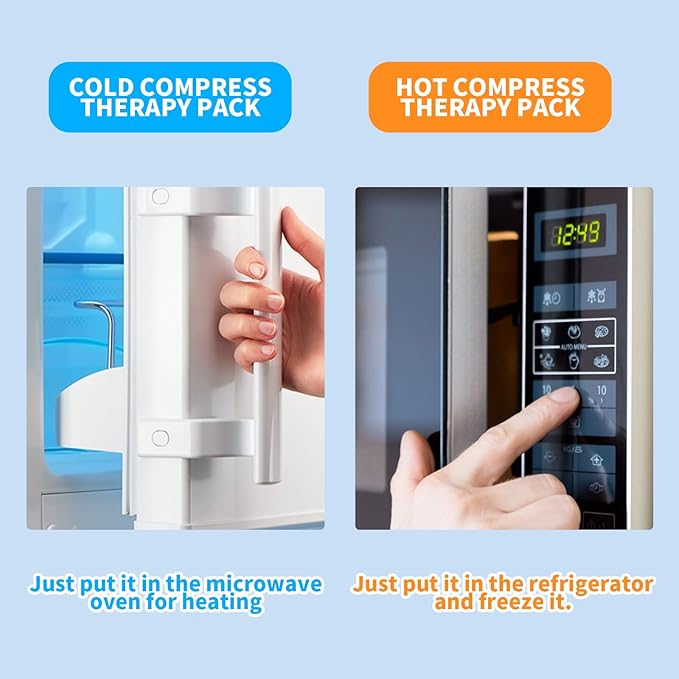 Ankle Ice Pack Wrap for Swelling - Reusable Gel Pack for Ankle Sprain, Achilles Tendonitis, Plantar Fasciitis and Feet Sore - Foot Wrap for Injuries