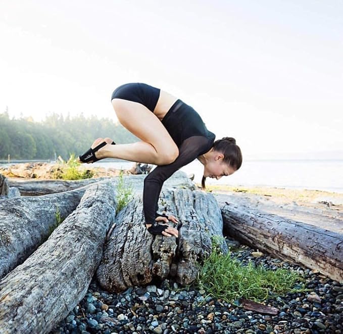 YogaPaws SkinThin Non Slip Yoga Gloves and Yoga Socks for Women & Men for Hot Yoga, Crossfit, Cycling, for Sweaty Hands Feet