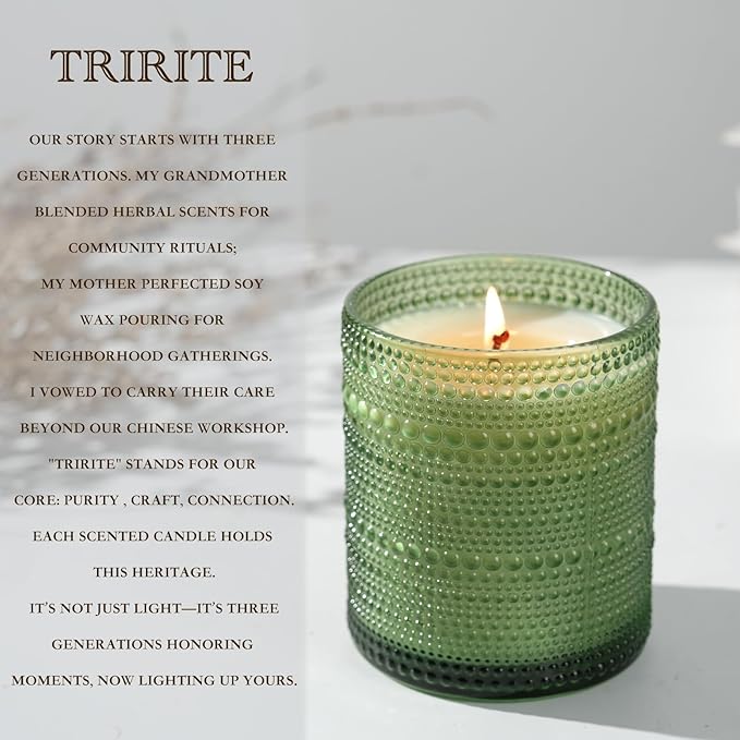 Balsam & Cedar Scented Candles, Soy Scented Candle for Home Large Jar Candle, Aromatherapy Candle Over 60 Hours Christmas Candles Ideal Holiday Gift