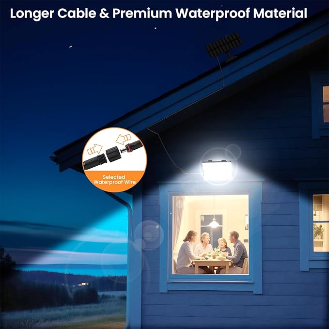 Motion Sensor Light Outdoor, with 3 Modes, Solar Lights Outdoor Waterproof from Dusk to Dawn, Suitable for Courtyards, Terraces(Garage-1pack)