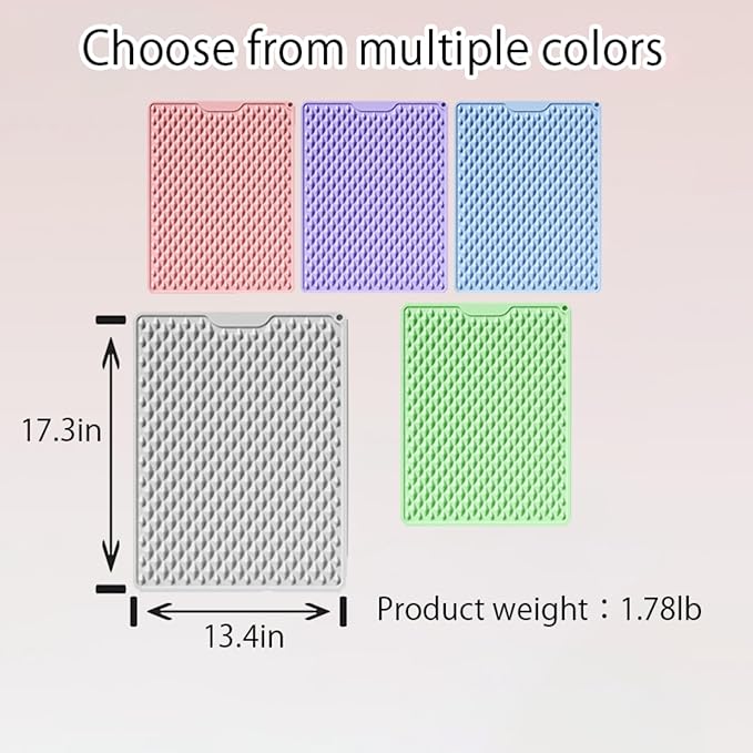 LmlJoo Silicone Cushion Portable Foot Reflexology Pad Foldable Foot Massage Mat Pressure Point Massage Mat Anti-Fatigue Standing Desk Standing Pad Relieves Foot Pain