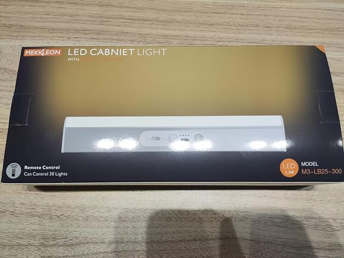 Closet Lights Wireless with Eye-Protection Design, Closet Motion Sensor Light with Remote and Magnetic, Rechargeable Motion Sensor Light with 3000/4000/6500K and Dimmable,Cabinet Lights with 90+CRI