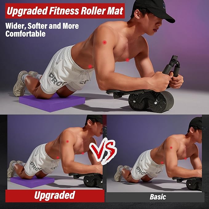 Balance Pad- Exercise Foam Balance Pad for Workout,Non-Slip & Water-Resistant Stability Trainer Mat,Ultra-Soft TPE Foam Knee Cushion for Balance Training, Fitness, Physical Therapy,Yoga