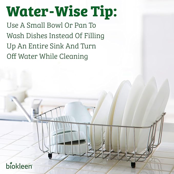 Biokleen Free & Clear Dish Soap - Dish Liquid, Dishwashing Cleaner, Eco-Friendly, Non-Toxic, Plant-Based, No Artificial Fragrance, Colors or Preservatives, Unscented