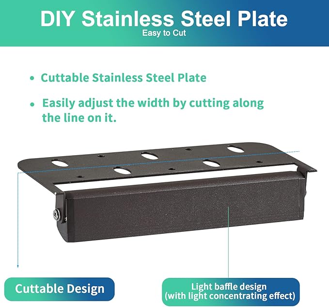 4-Packs 3W 7 Inch LED Hardscape Paver Lighting,12V AC/DC Low Voltage Retaining Wall Lights,LED Landscape Lighting,2700K Soft White Outdoor Step Light,50,000 Hours Lifespan