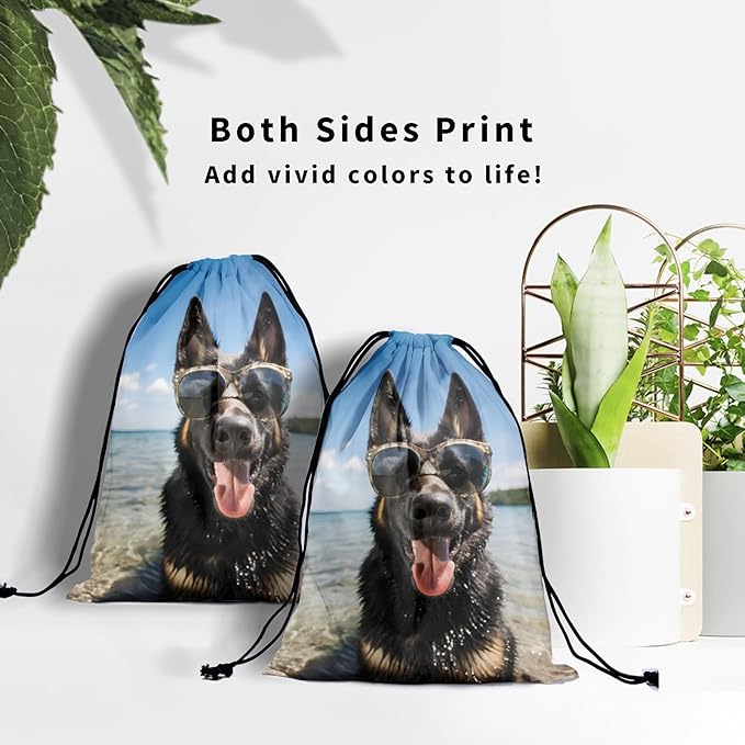 Nerxy Pet Gymnastics Grip Bag Dog Cat Drawstring Grip Bags Puppy Shoe Bag Gym Storage Pouch