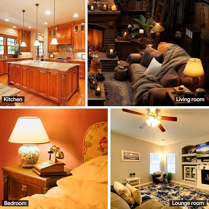 12 Pack A19 LED Light Bulbs, 40 Watt Equivalent Soft White 2700K with E26 Medium Base, Efficient 5W, 450 Lumens Non-Dimmable LED Bulbs, ETL/UL Listed, Energy Efficient for Bedroom Home Office