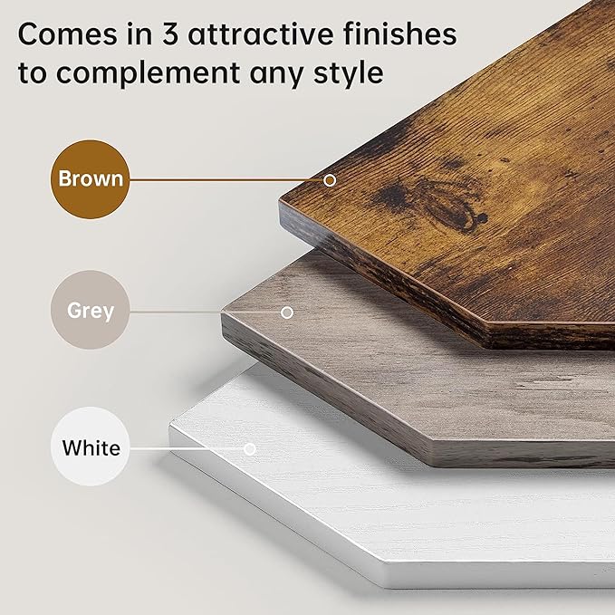 Fun Memories 3 Tier Corner Shelf, 40” Corner Shelf Stand, Corner Bookshelf Plant Stand, Storage Shelf for Bathroom, Living Room, Kitchen,Home Office, White