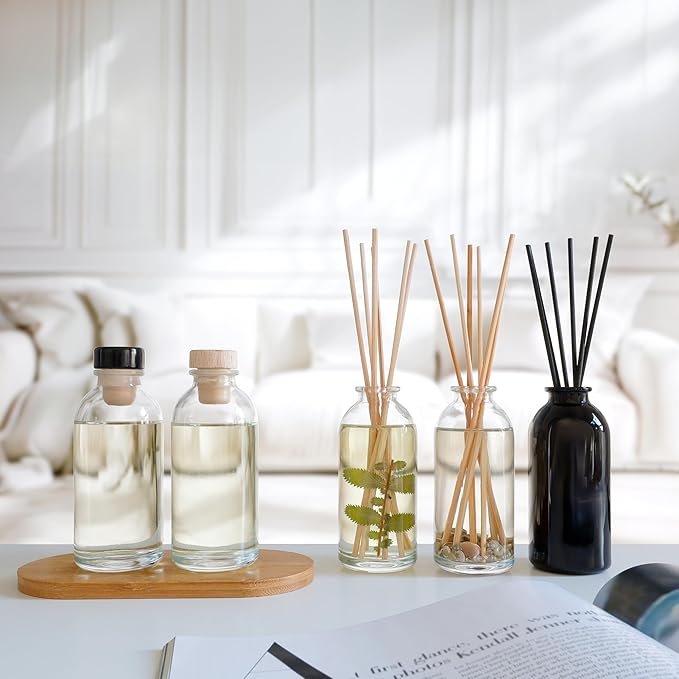 Urban Naturals Vanilla Lime Reed Diffuser Set | Made with Essential Oils | Zesty Lime, Sweet Cane Sugar, Creamy Vanilla & Tonka Bean | Made in The USA