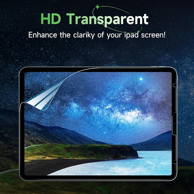 3 Pack Anti Blue Light Screen Protector Compatible with iPad Pro 11 Air 5th/4th(2018-2022) 10.9In,HD Anti Glare Filter, iPad pro 11 inch screen protector Film, Apple Pencil & Case Friendlly Matte