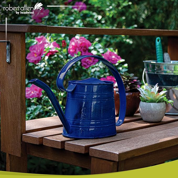 Robert Allen MPT01504 Danbury Watering Can, 0.5 Gallon, Oceanside