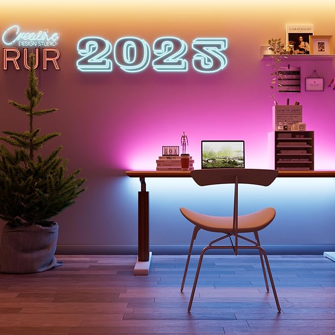 PAUTIX RGB COB LED Strip Light,UL Listed 24V Color Changing LED Strip Lights,Multicolor Flexible Tape Light for Cabinet,Room,Bedroom,Party DIY Lighting Projects(Power Supply & Controller Not Included)