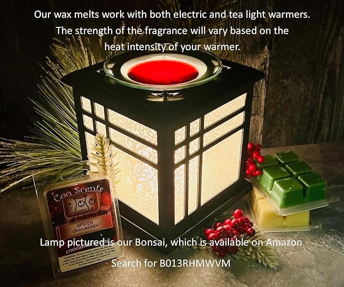 Variety Pack Soy Wickless Candle Scented Wax Melts - Wax Cubes for Scented Wax Warmer. Incense Herbal Pack - Lavender, Sandalwood, Patchouli, Nag Champa & More. Made in The USA