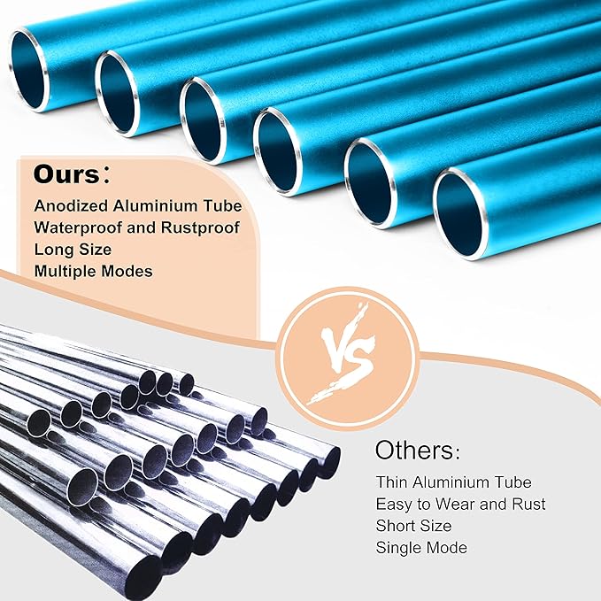 Large Aluminium Wind Chimes 37 Inches to Create a Zen Atmosphere Suitable for Outdoor, Garden, Patio Decoration. Classic Wind Chimes with Wind Catcher Suitable as A Gift for Unisex(Blue)