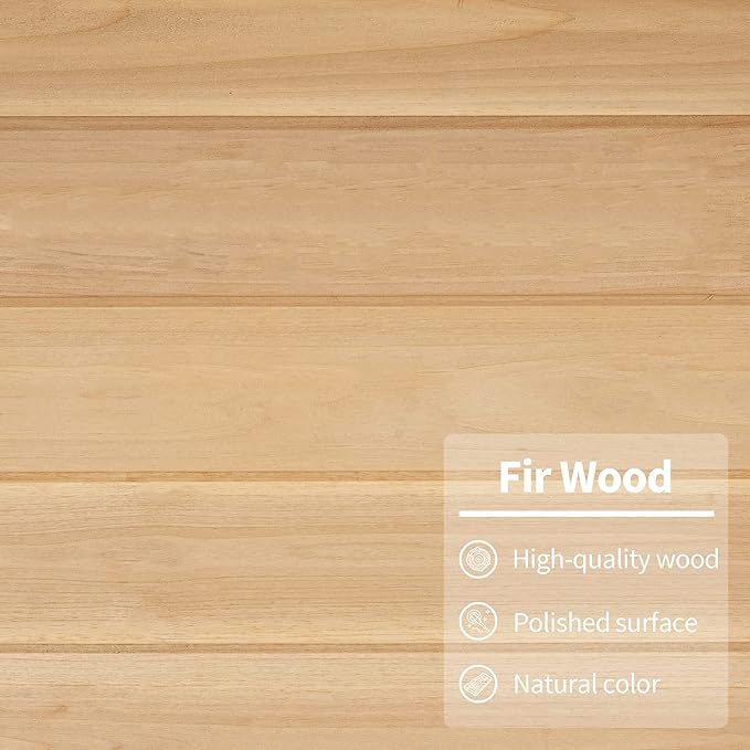 MCombo L Shape Wooden Raised Garden Bed, Outdoor Planter Box Elevated Garden Bed for Vegetables, Herb and Flowers, 0213