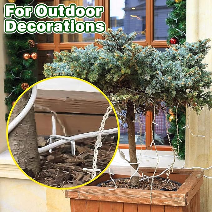 Petgrow 6 Inch Garden Stakes Galvanized Landscape Staples,U-Type Turf Staples for Artificial Grass, Rust Proof Sod Pins Stakes for Securing Fences Weed Barrier,Outdoor Wires Cords Tents Tarps,100