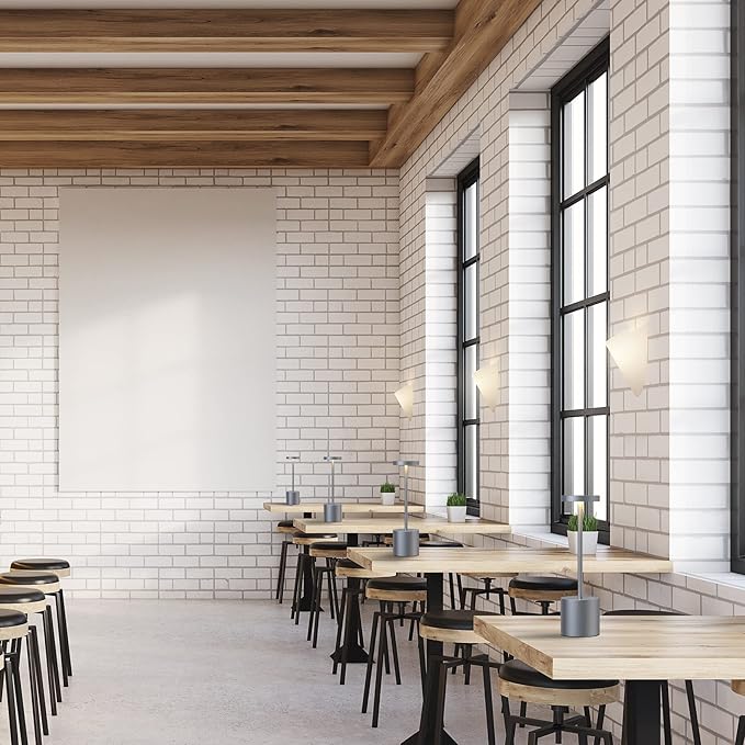 2 Pack Cordless Table Lamps, 5000mAh Rechargeable Battery Powered Lamp, Portable 3 Color Stepless Dimming Desk Lamp,LED Table Light for Outdoor/Cafe/Restaurant/Camping/Home. (Iron Grey)