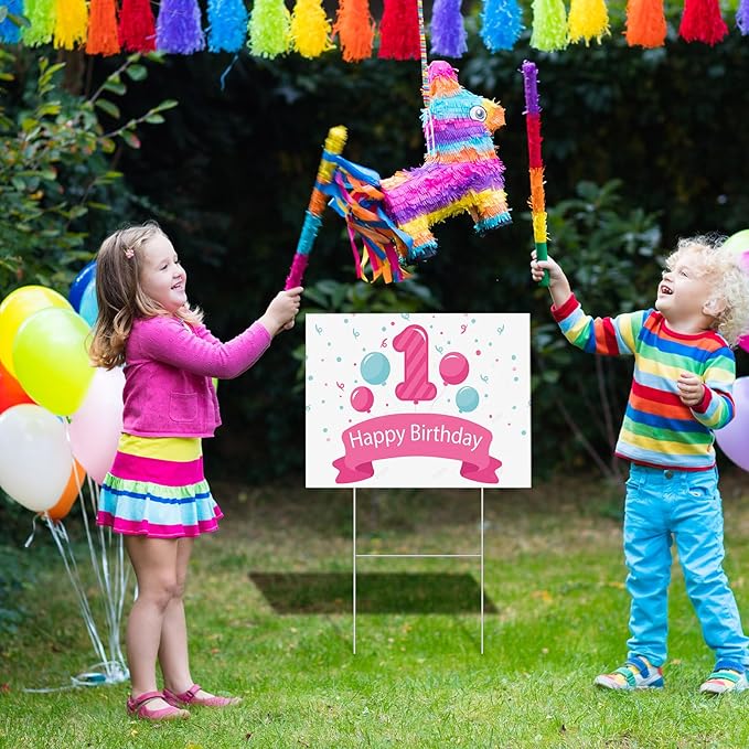 Tandefio 100 Pcs Yard Sign Stakes Metal 15"x10" H Frame Wire Yard Stakes Use with Corrugated Sign Metal Holder for Advertising Party Decorations Outdoor Lawn Garden Garage House