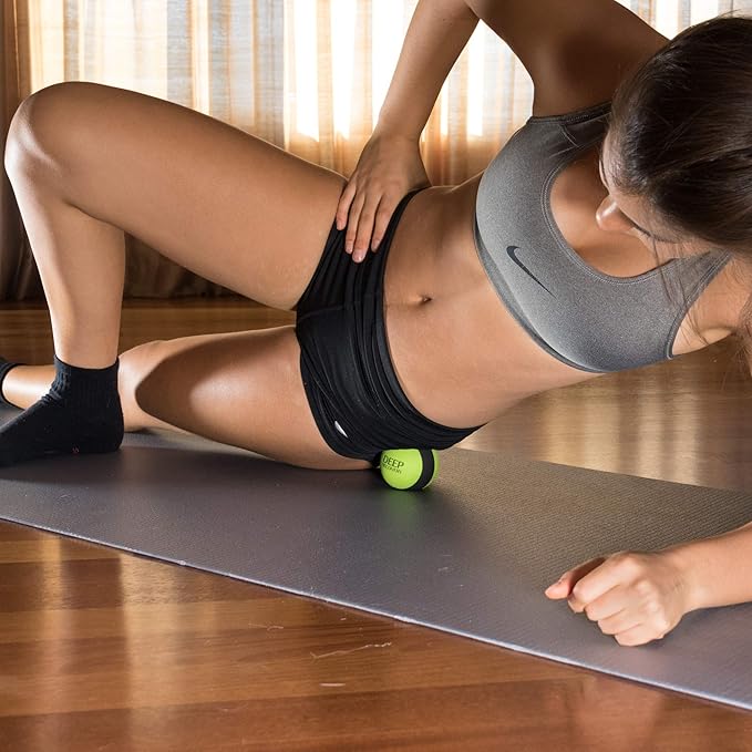 Deep Recovery Firm Yoga Deep Tissue Massage Ball Set – Myofascial Release Balls for Feet, Back, Neck, Legs & Arms – Trigger Point & Mobility Therapy (2-Pack)