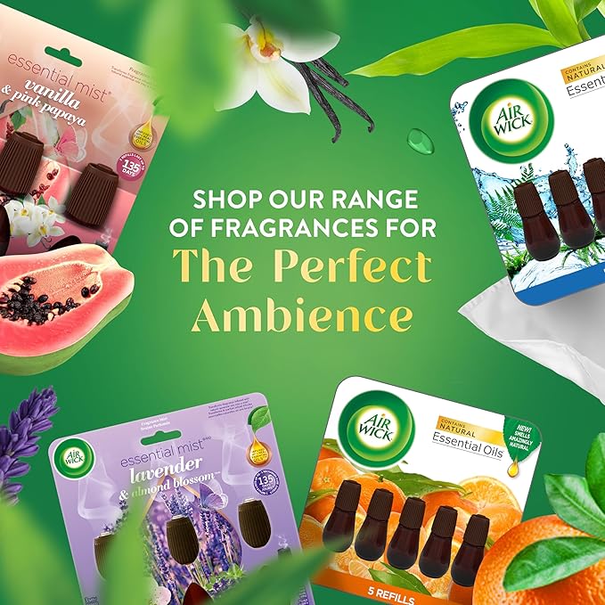 Air Wick Essential Mist Diffuser, 1ct, Essential Oils Diffuser, Air Freshener