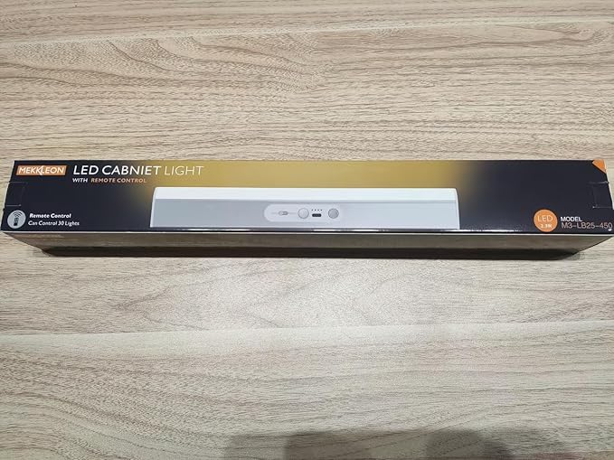 90 LED Closet Lights Motion Sensored with Eye-Protection Design, Rechargeable LED Wardrobe Lighting with Remote and Magnetic, 3000mAh Cabinet Light Battery Operated for Pantry Wardrobe, 18inch