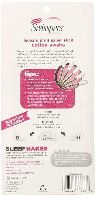 Sunbeam Neck Heating Pad and Swisspers Cotton Swabs 300 Count