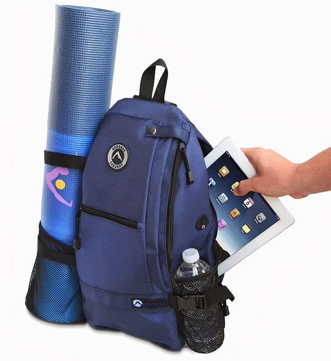 AURORAE Yoga Mat/Gym Cross-body Travel Sling Back Pack. Mat sold separately.
