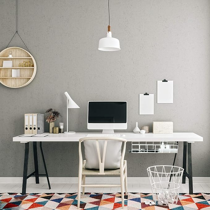 Under Desk Cable Tray - 2 Pack Cable Raceway for Wire Management. Metal Wire Organizer for Office, Studio and Home. Super Sturdy Cord Organizer for Desk - White Cable Management Under Desks