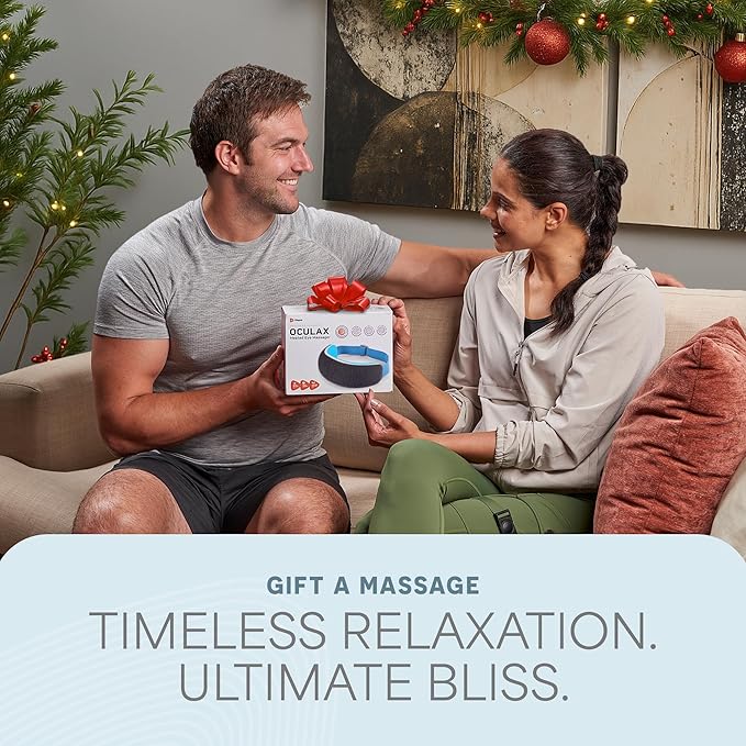 LifePro Portable FSA/HSA Eligible Eye Massager with Heat and Vibration-4 Soothing Modes for Compression Massage to Help Reduce Puffy and Dry Eyes-Rechargeable Heated Migraine Mask with Bluetooth Music