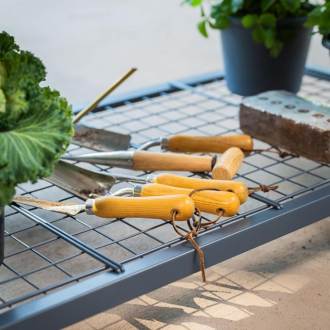 Rolling Elevated Raised Garden Bed-V Series, 2' x 6' Garden Beds with Legs & Storage Rack for Patio & Porch, 1000 Lbs Weight Capacity, Outdoor Planter Box for Vegetables Flower Herbs, Pearl White