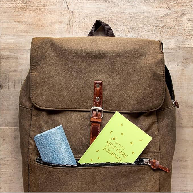 Gratitude Journal, Daily Reflection Journal for More Happiness, Mindfulness & Affirmation, Self Care Journals for Women & Men, 6 Inspirational Stickers and Ballpoint Pen, Green